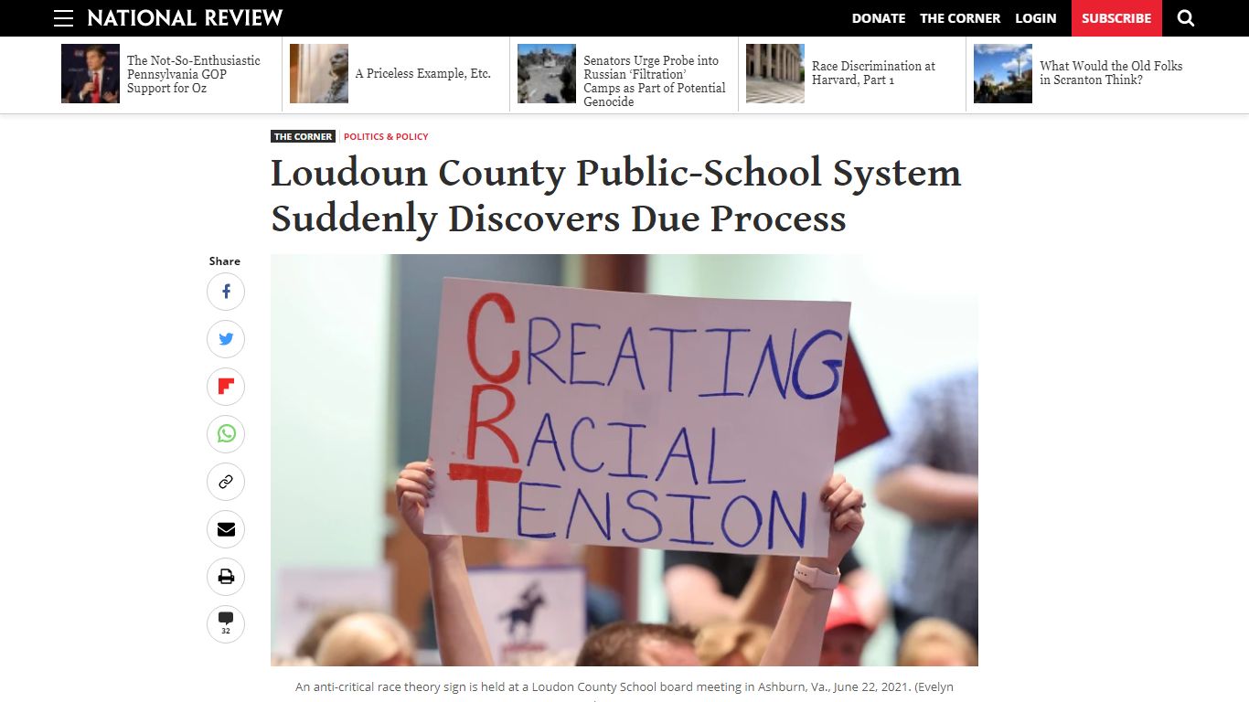 Loudon County Transgender Rape Cover-Up Update | National Review