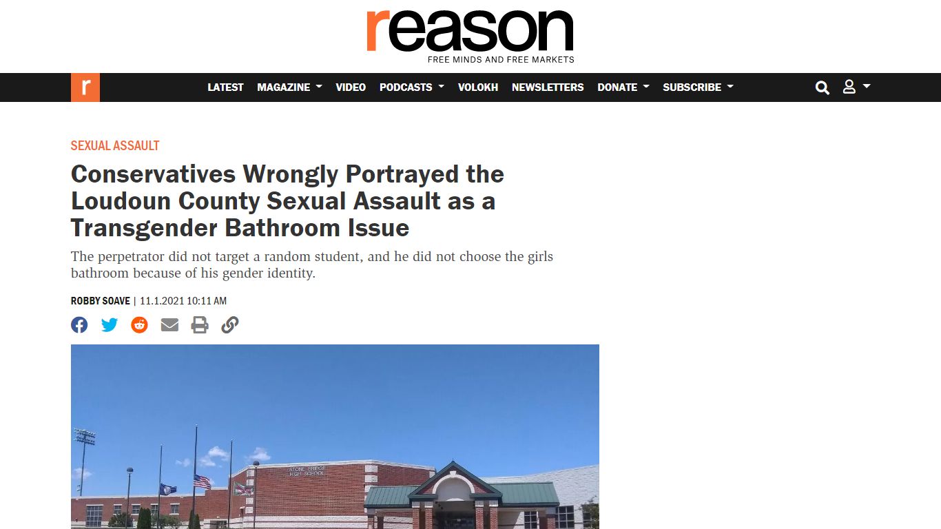 Conservatives Wrongly Portrayed the Loudoun County Sexual Assault as a ...
